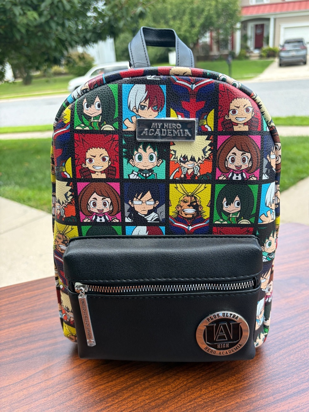 My Hero Academia Chibi Grid Mini Backpack Bioworld NWT Anime UA High